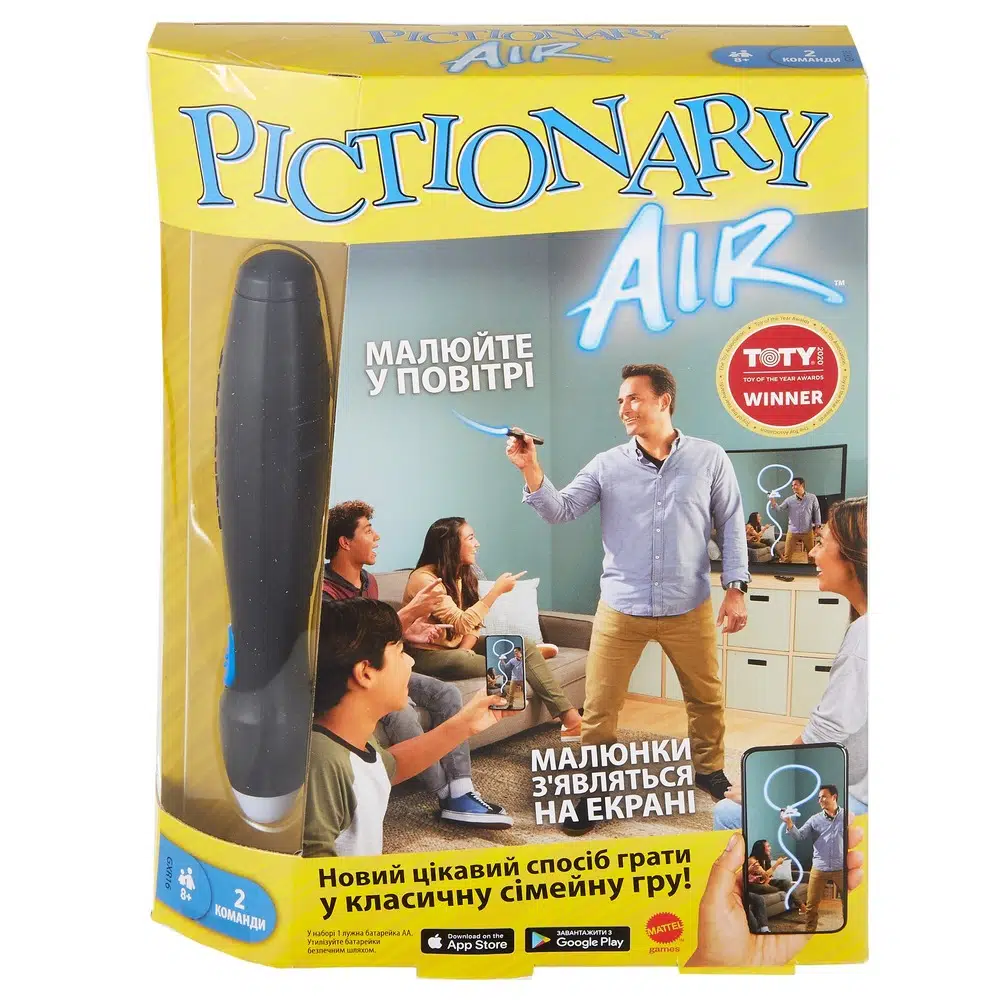 Настольная игра MATTEL GAMES Pictionary Air на украинском (GXR16) |  интернет-магазин ZLYVA | Купить Pictionary Air на украинском в Украине |  zlyva.com.ua